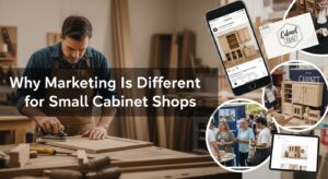Why Marketing Is Different for Small Cabinet Shops