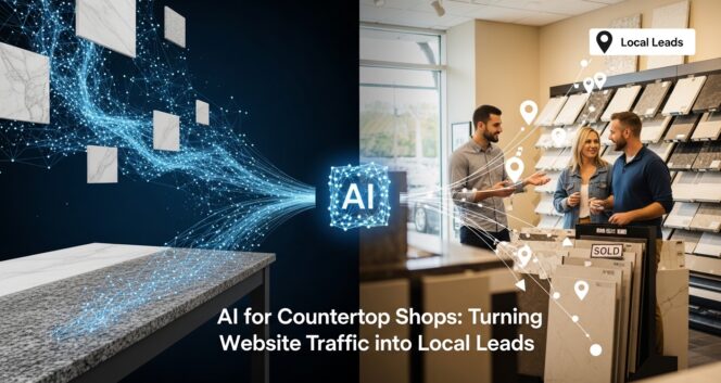 AI for Countertop Shops Turning Website Traffic into Local Leads