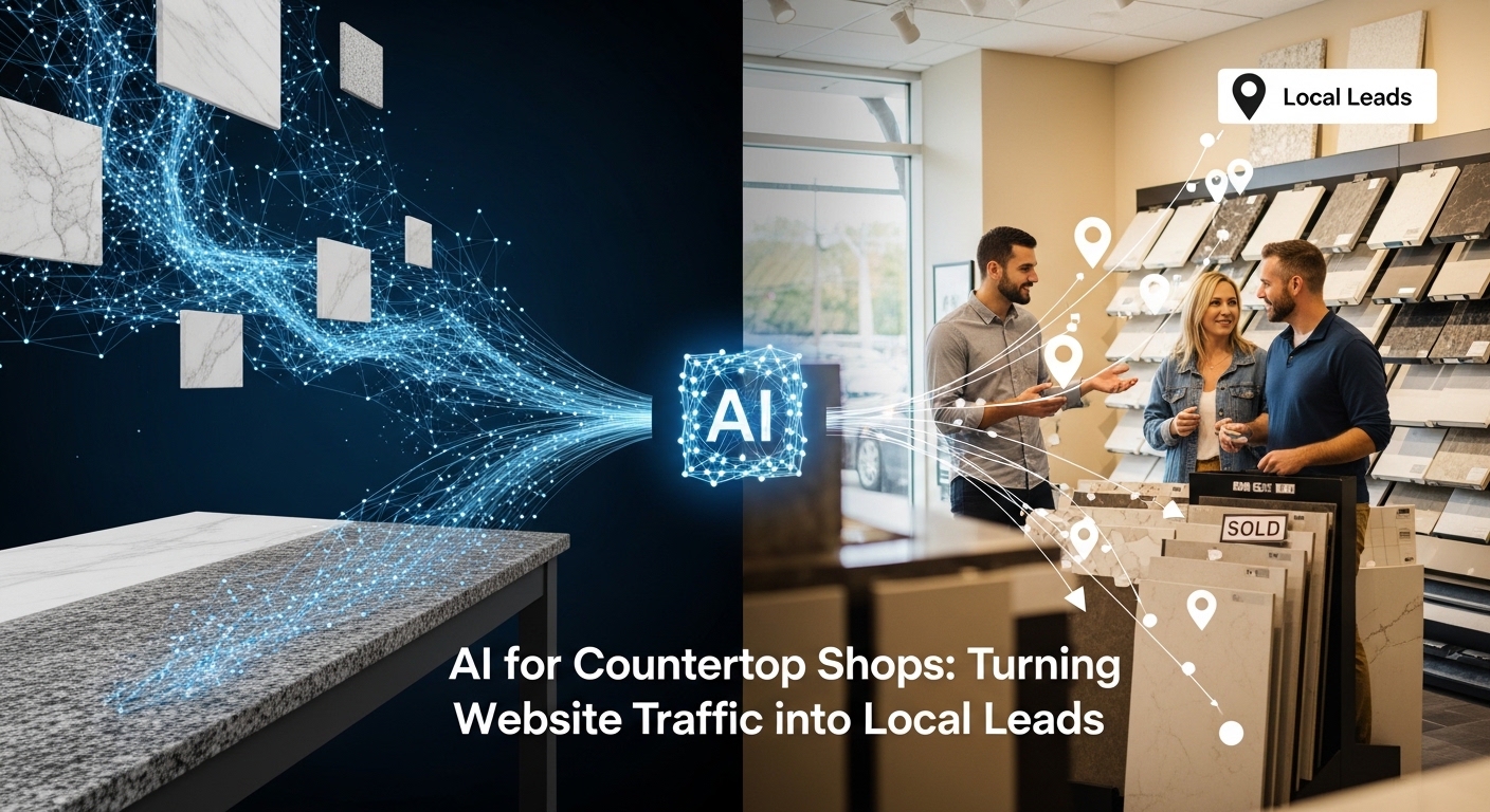 AI for Countertop Shops Turning Website Traffic into Local Leads