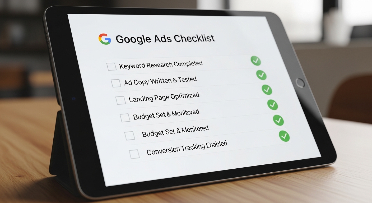 Google Ads Checklist for Countertop Businesses to Get More Leads