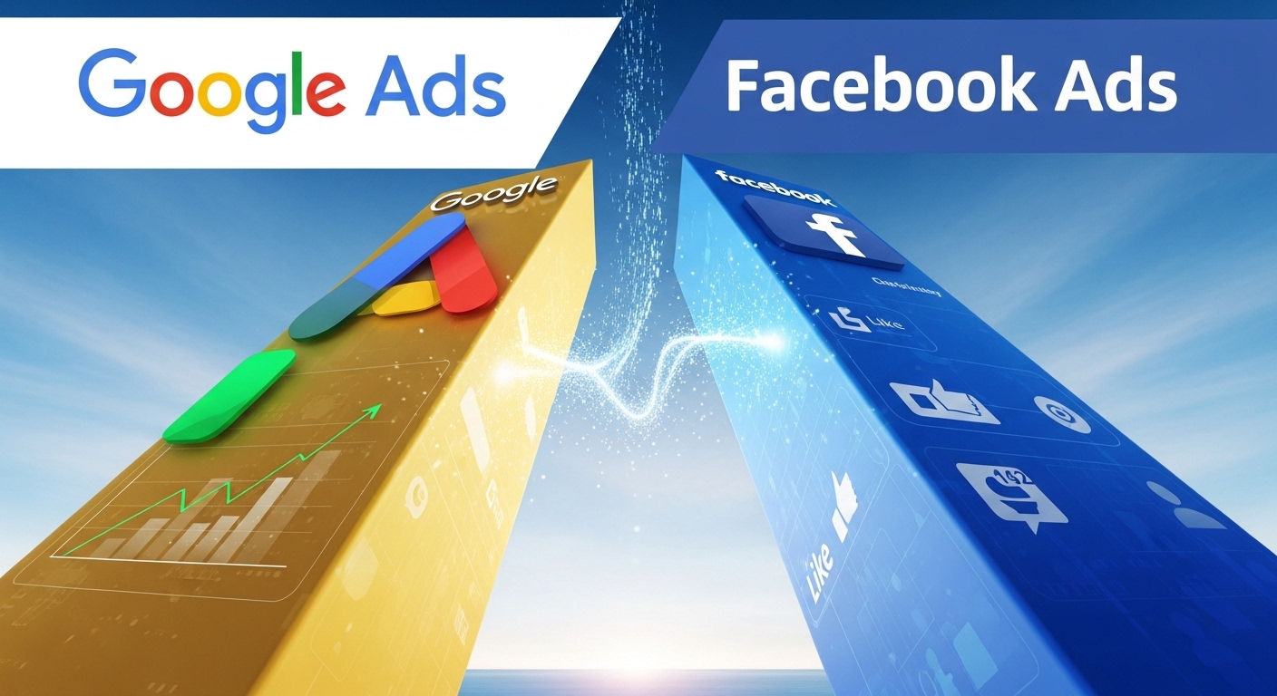 Google Ads v/s Facebook Ads What Works to Get Countertop Leads