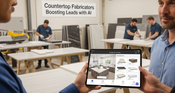 How Countertop Shops Can Use AI to Get More Leads and Improve Their Revenue