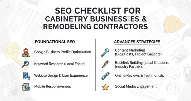 SEO Checklist for Cabinetry Businesses and Remodeling Contractors