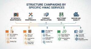 Structure Campaigns by Specific HVAC Services