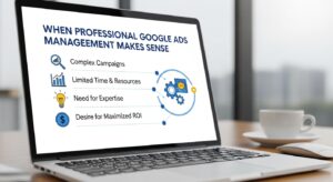 When Professional Google Ads Management Makes Sense