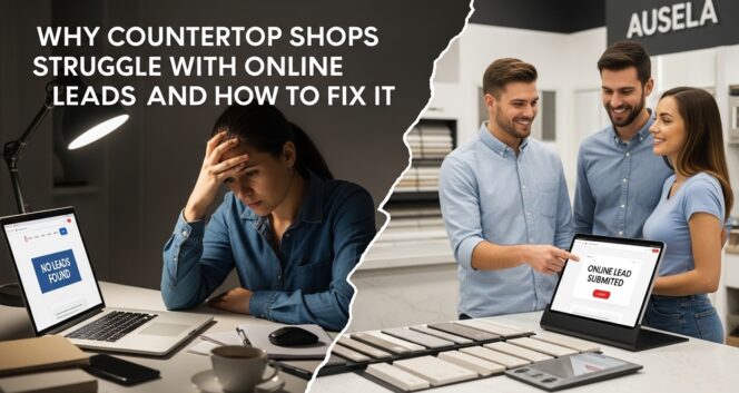 Why Countertop Shops Struggle with Online Leads and How to Fix It