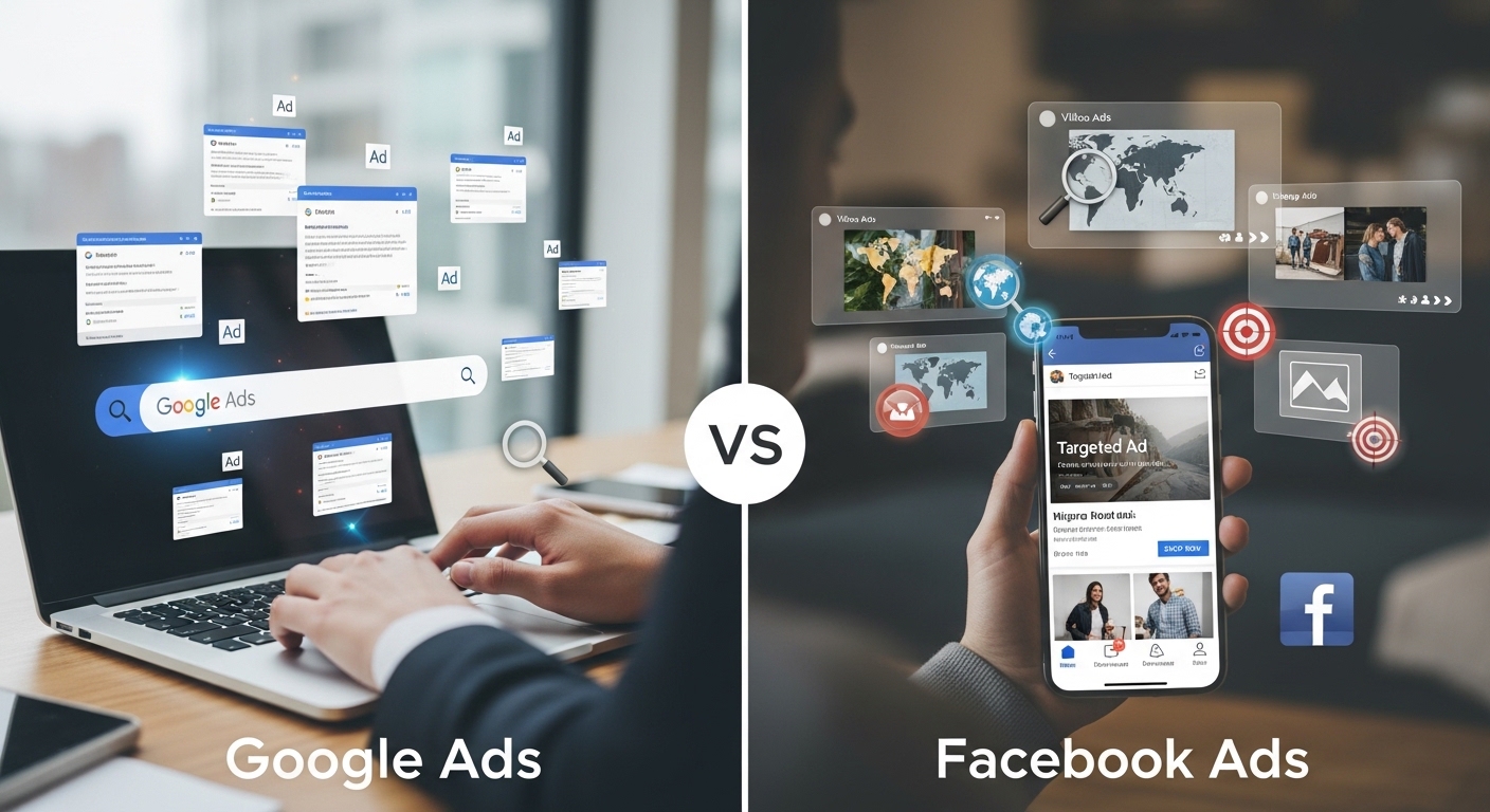 Google Ads vs Facebook Ads What Works for HVAC Leads