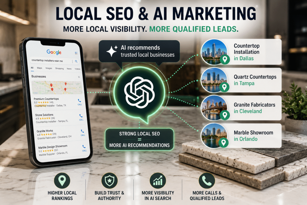 chatgpt ads for countertop businesses